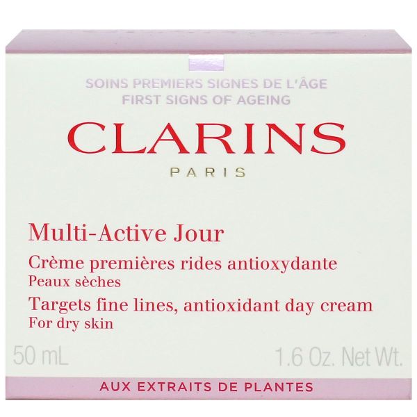 Multi active jour crème premières rides Clarins lisse les premières