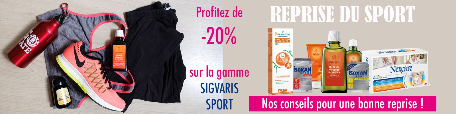 La reprise du sport