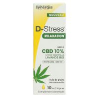 D-Stress relaxation CBD 10% huile essentielle lavande 10ml