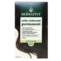 Soin colorant permanent châtain doré 4D