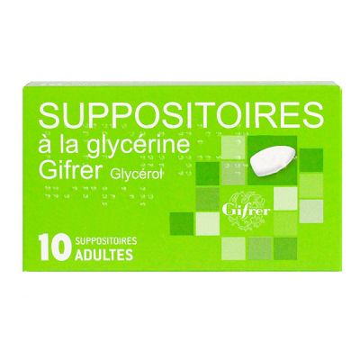 Cristal Nourrissons - 10 Suppositoires à la Glycérine