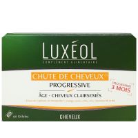 Chute de cheveux progressive 3 mois 90 gélules