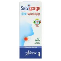 Salvigorge 2Act spray sans alcool 30ml