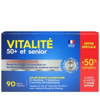 Vitalité 50+ senior activateur de vitalité 50 gélules