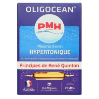 Oligocean Plasma marin hypertonique 20 ampoules