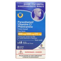 Paracetamol Vitamine C Phéniramine 8x5g