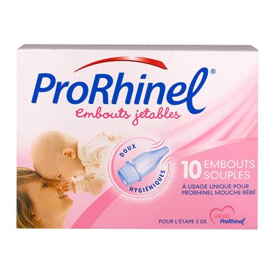 Prorhinel PRORHINEL MOUCHE BEBE+2 EMBOUTS JETABLES SOUPLES