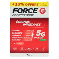 Force G Booster Shot énergie immédiate 5G 20 ampoules