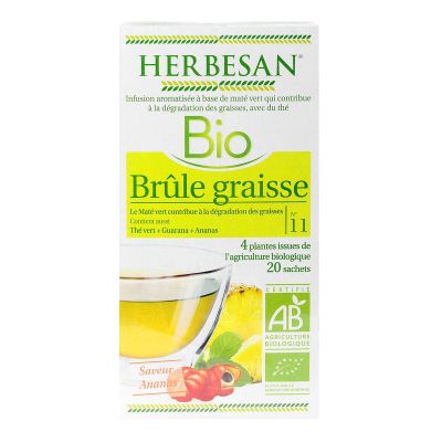 Infusion brûle graisse bio 20 sachets