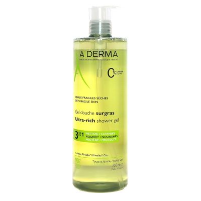 Les Indispensables Gel douche surgras 3en1 peau fragile et sèche 750ml