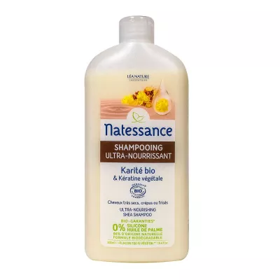 Shampoing ultra nourrissant karité bio et kératine végétale 500ml