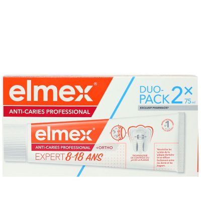 Anti-caries Profesional Expert 8-18 ans dentifrice 2x75ml