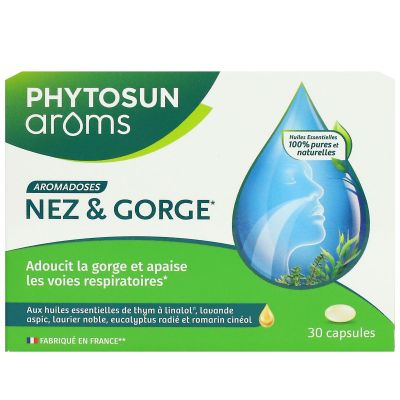Aromadoses nez & gorge 30 capsules