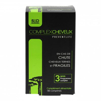 Preventlife cheveux 180 comprimés
