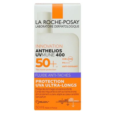 Anthelios Uvmune 400 fluide solaire SPF50+ anti-tâches visage 50ml