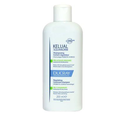 Kelual Squanorm shampoing traitant pellicules grasses 200ml