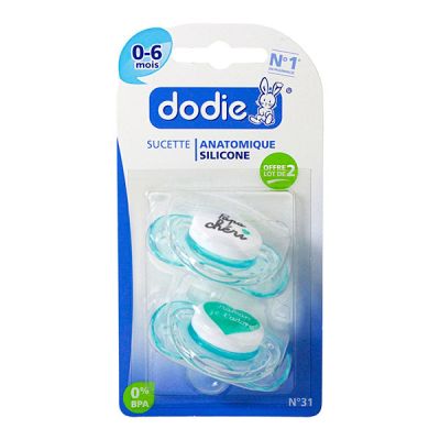 Duo sucette anatomique 0-6 mois n°31