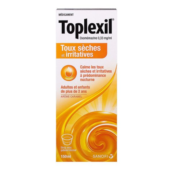 Toplexil sirop toux sèche 150ml