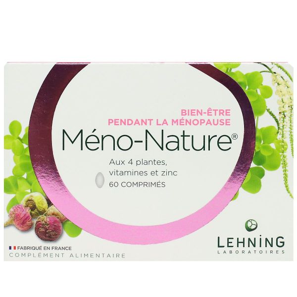 Meno-nature bien-être pendant ménopause 60 comprimés