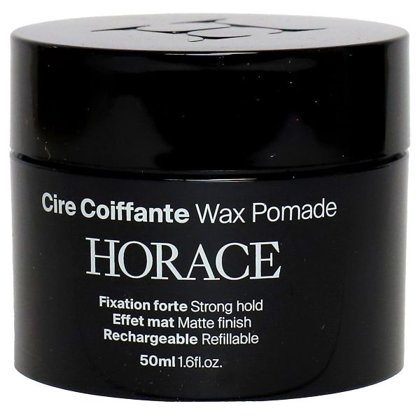 Cire coiffante Wax pommade fixation forte rechargeable 50ml