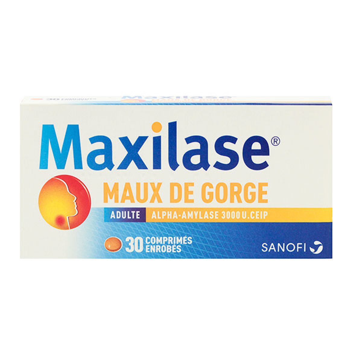 Maxilase Comprimes Est Un Medicament Utilise En Cas De Maux De Gorge Peu Intense Et Sans Fievre