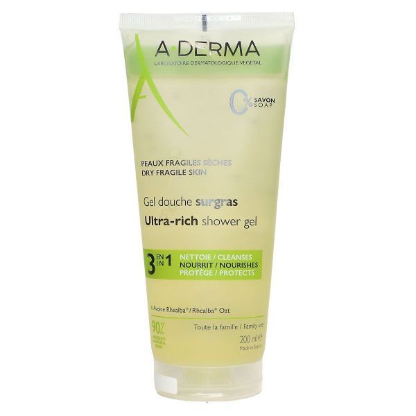 Avoine Rhealba gel douche surgras 200ml