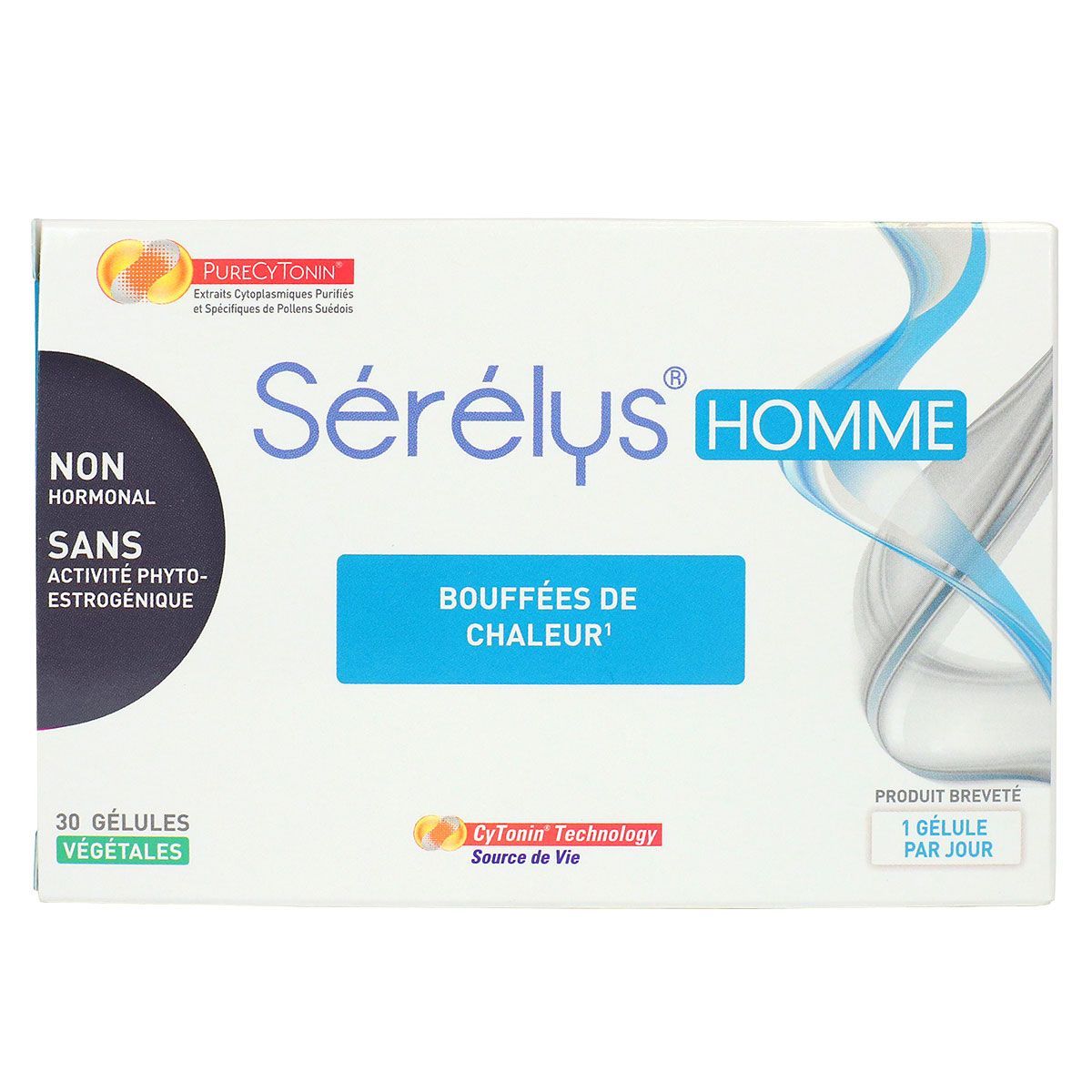 Serelyspharma Homme bouffées de chaleur 30 comprimés