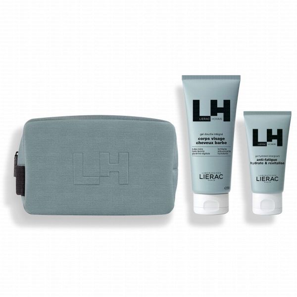 Homme coffret fluide anti-âge 50ml + déo 50ml + trousse offerte