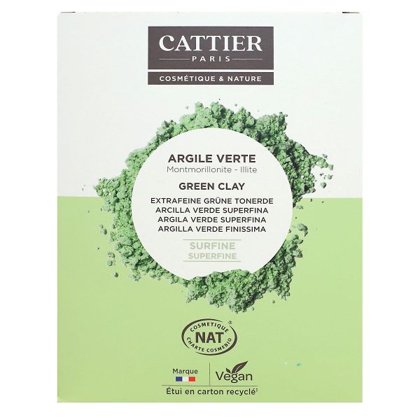 Argile verte ultra-ventilée super fine 750g