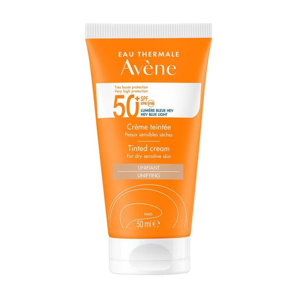 Crème teintée unifiant SPF50+ peau sensible 50ml