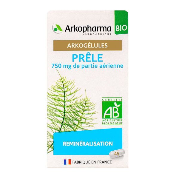 Arkogélules prêle bio reminéralisation 45 gélules