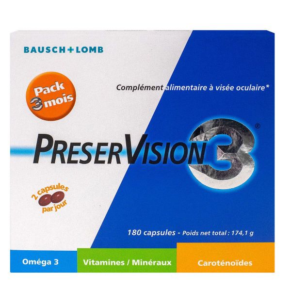 Preservision 3 visée occulaire 180 capsules (copie)