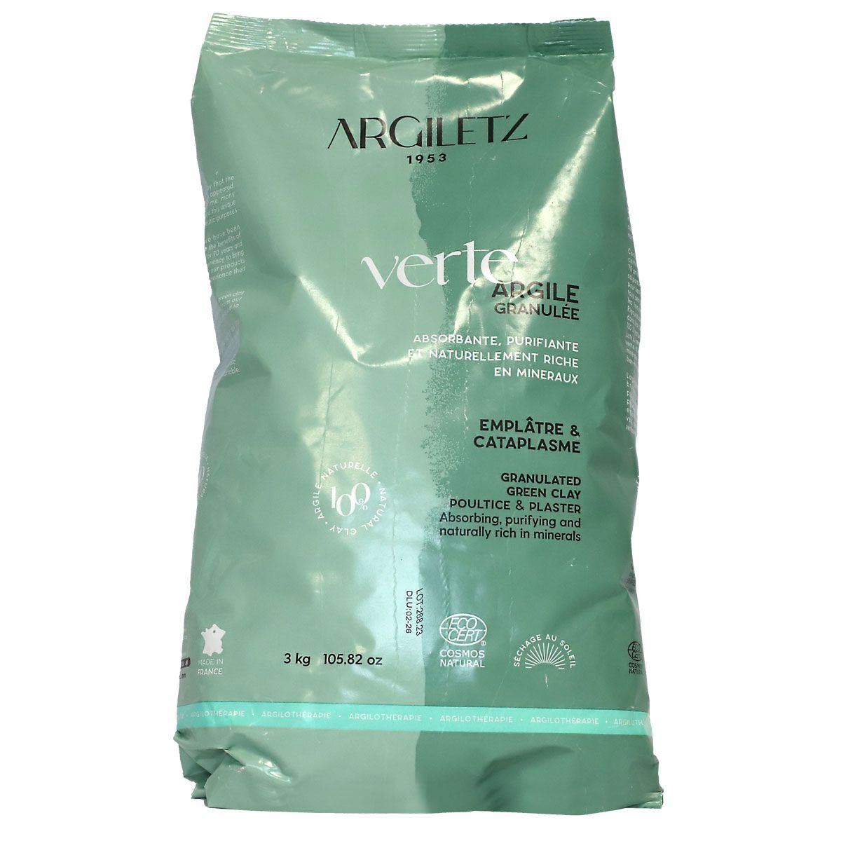 Argile Verte Granulee 3Kg 