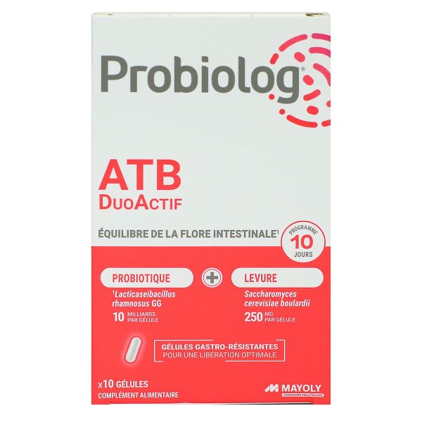 ATB DuoActif équilibre flore intestinale 10 gélules