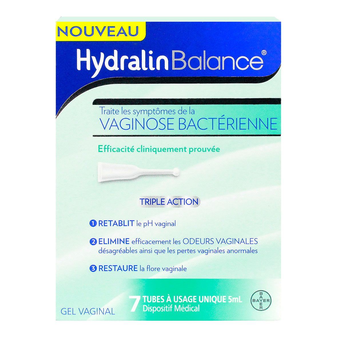 Hydralin Balance Vaginose Bactérienne 7 monodoses