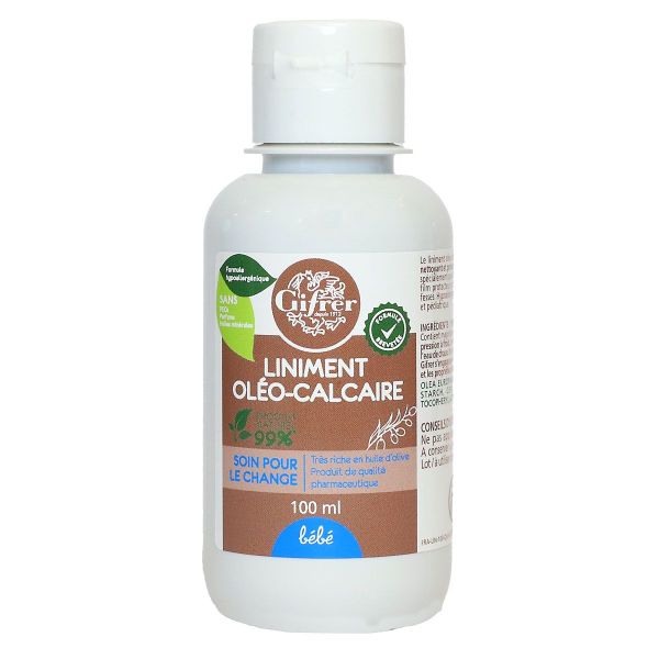 Liniment oléo-calcaire stabilisé soin pour le change 100ml