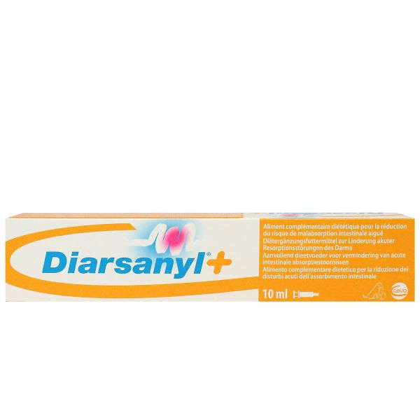 Diarsanyl+ pâte orale chats et chiens -7kg 10ml