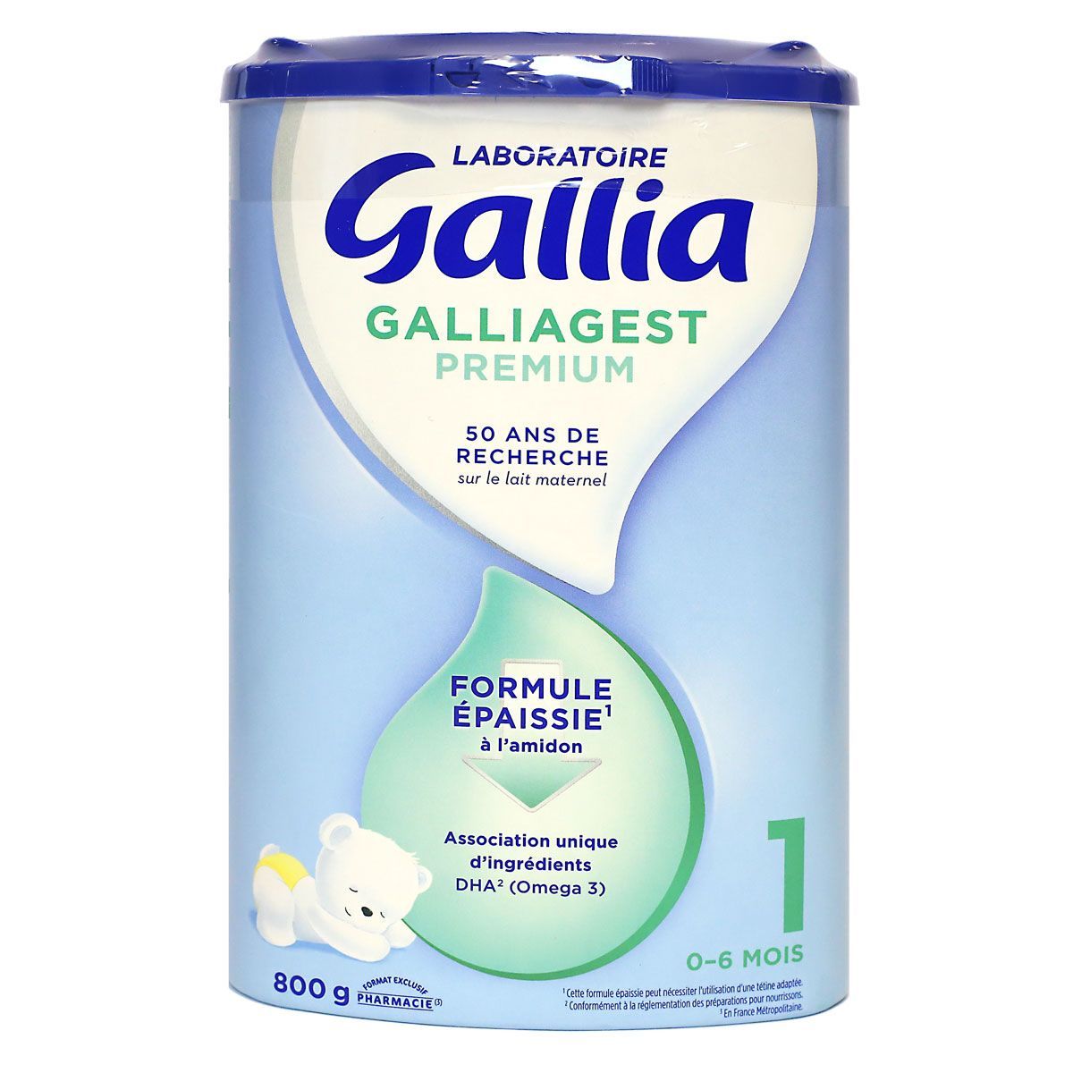 Gallia calisma lait poudre 2ème âge de 6 à 12 mois 2x600g