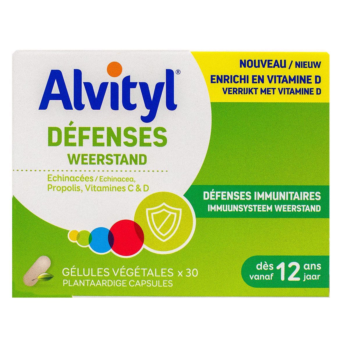 ALVITYL VITALITE 50+ 30 Comprimés Effervescents - Energie Physique et  Mentale, Immunité, Capital Osseux, Vision