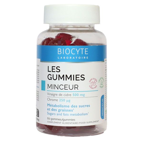 Les Gummies minceur métabolisme des sucres et graisses 60 gommes