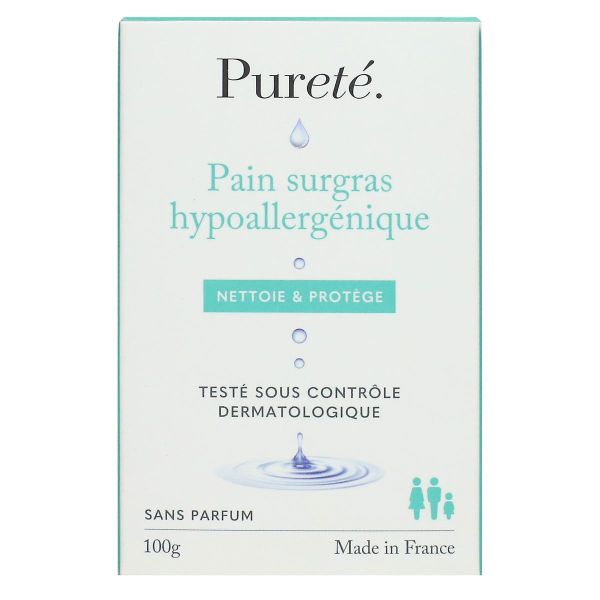 Pain surgras hypoallergénique sans parfum 100g