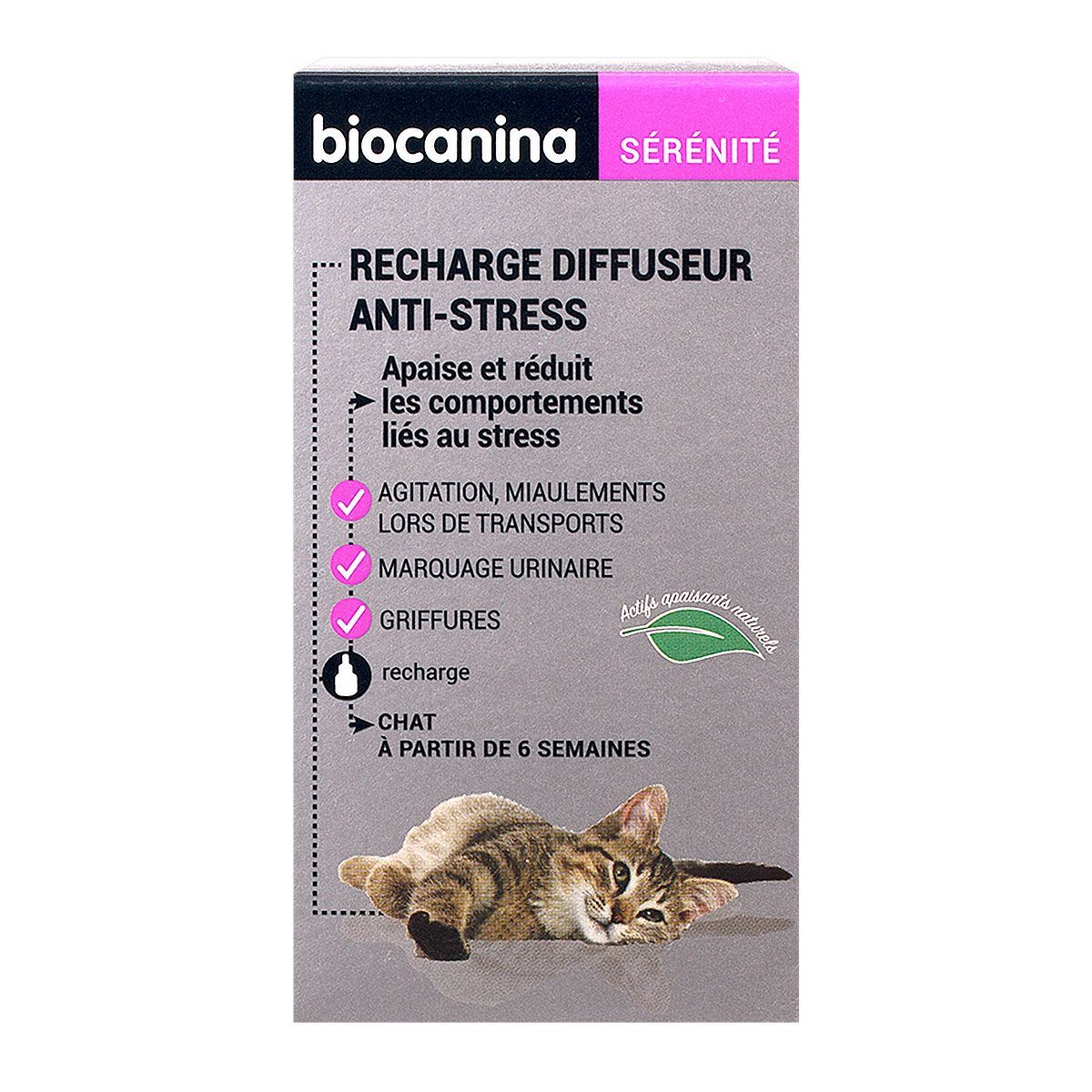 Le Diffuseur Anti Stress Chat Biocanina Apaise Et Reduit Les Comportements Lies Au Stress