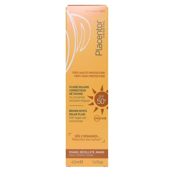 Fluide solaire correcteur de tâches SPF50 40ml