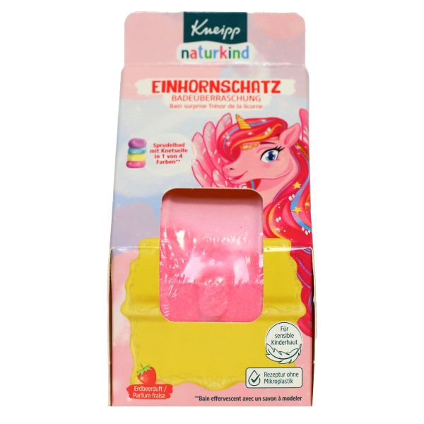 Naturkind bain surprise licorne fraise