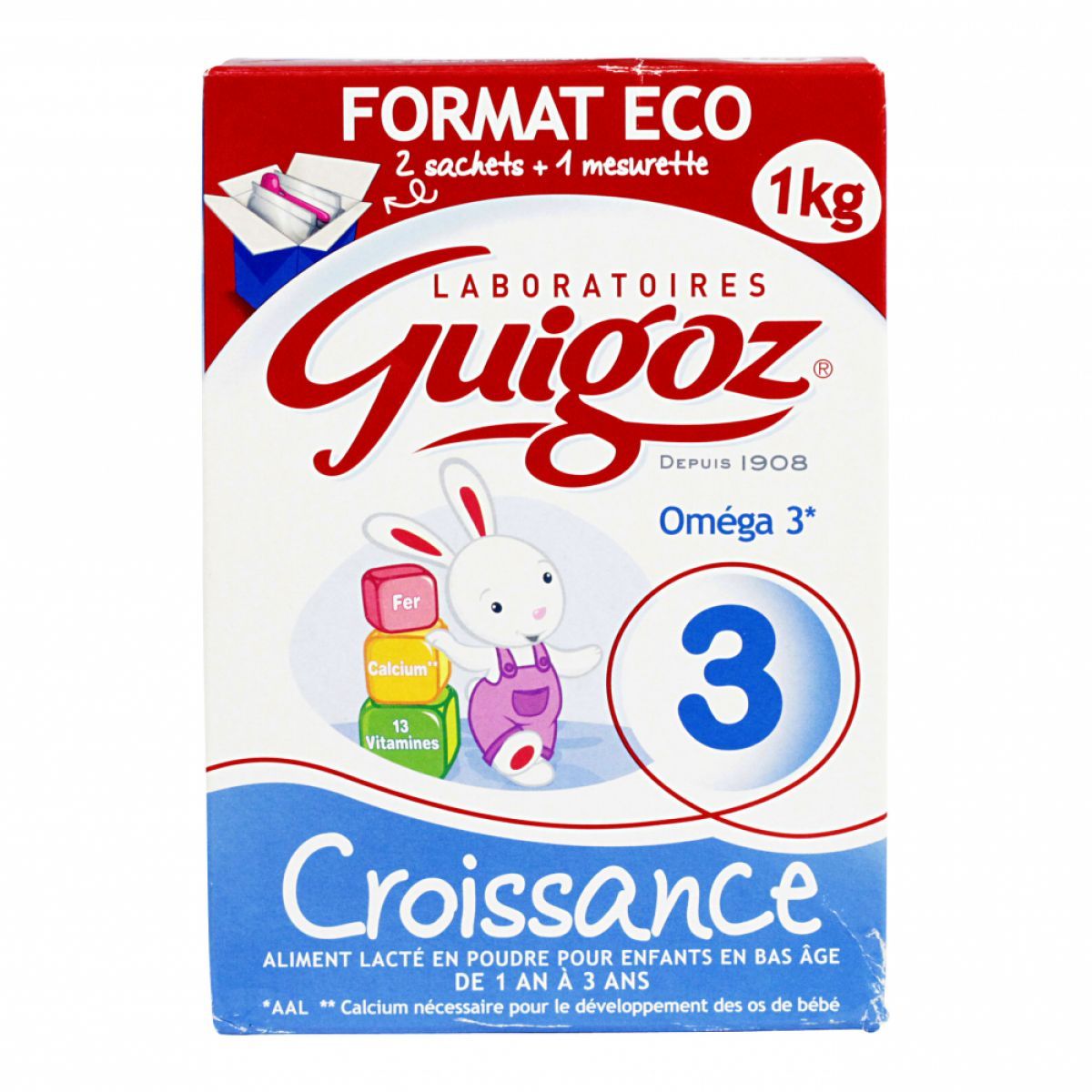 Le Lait 3eme Age Guigoz Est Un Lait Infantile Utilise Pour Les Nourrissons De 12 A 36 Mois