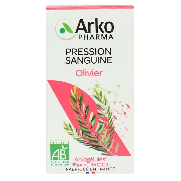 Arkogélules olivier bio pression sanguine 45 gélules