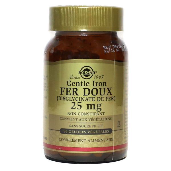 Gentle Iron fer doux 90 gélules