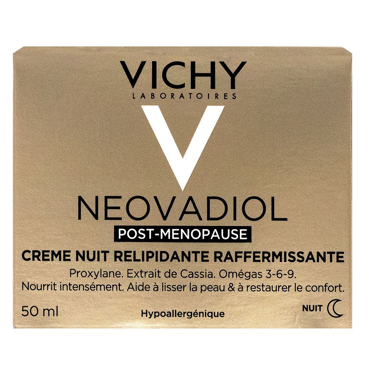 Crème de nuit post-ménopause Neovadiol – Crème raffermissante – Vichy