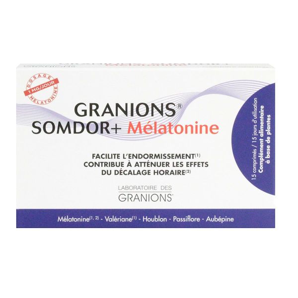 Somdor+ Mélatonine 15 comprimés