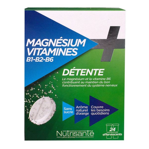 Magnésium & vitamines détente 24 comprimés